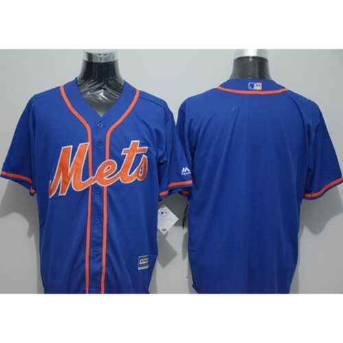 686337c8b6458_1 Mets Blank Blue New Cool Base Alternate Home Stitched MLB Jersey