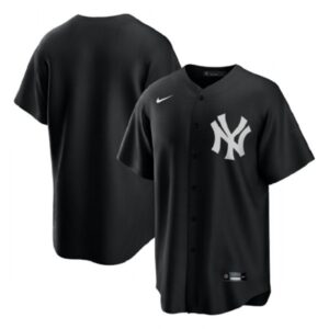 686337fb2e544_1 Men's New York Yankees Blank 2021 Black Cool Base Stitched Baseball Jersey