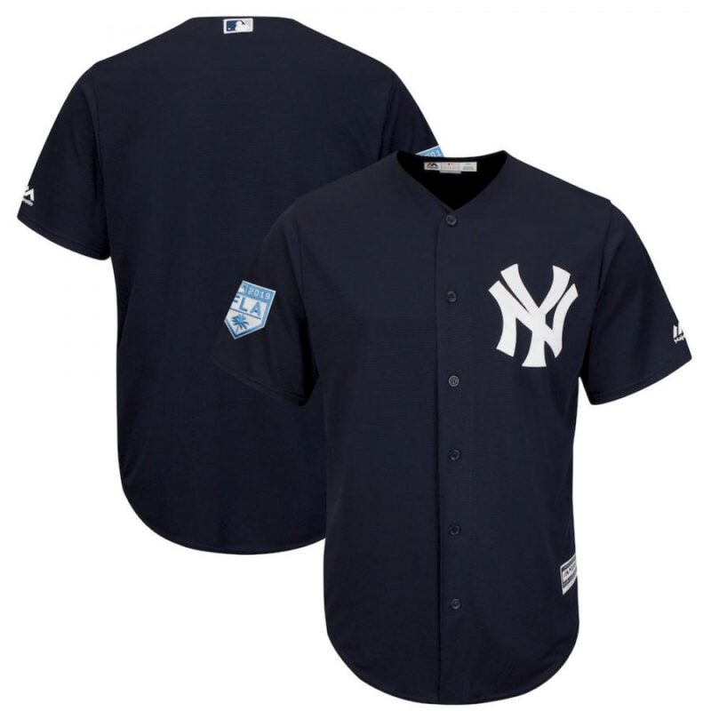 6863382c381de_1 Men's New York Yankees Blank Navy 2019 Spring Training Cool Base Stitched MLB Jersey
