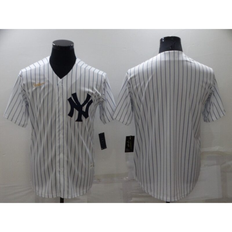 68633851b6e9e_1 Men's New York Yankees Blank White Cool Base Stitched Jersey