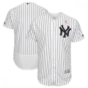 6863385e62735_1 Men's New York Yankees White 2018 Mother's Day Flexbase Stitched MLB Jersey