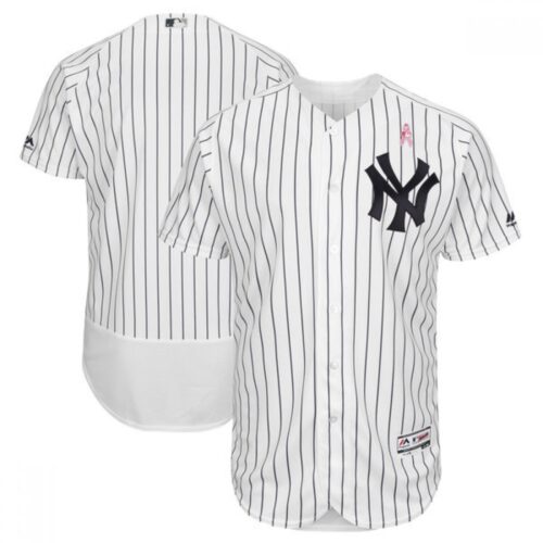 6863385e62735_1 Men's New York Yankees White 2018 Mother's Day Flexbase Stitched MLB Jersey