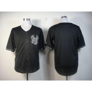 68633860d05d1_1 Yankees Blank Black Fashion Stitched MLB Jersey