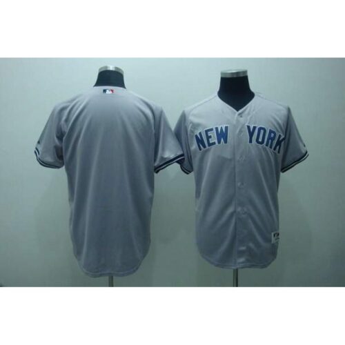 6863386a923d4_1 Yankees Blank Stitched Grey MLB Jersey