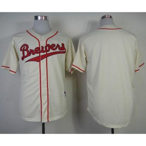 686338bf19a66_1 Brewers Blank Cream 1948 Turn Back The Clock Stitched MLB Jersey