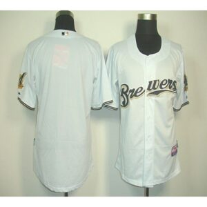 686338ce2abe1_1 Brewers Blank White Cool Base Stitched MLB Jersey