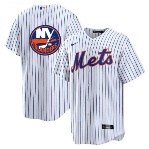 6863390bc8d77_1 Men's New York Mets & islanders White Cool Base Stitched Baseball Jersey
