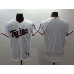 6863398a725dc_1 Twins Blank White Flexbase Authentic Collection Stitched MLB Jersey