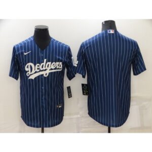 686339b548d0a_1 Men's Los Angeles Dodgers Blank Navy Cool Base Stitched Jersey