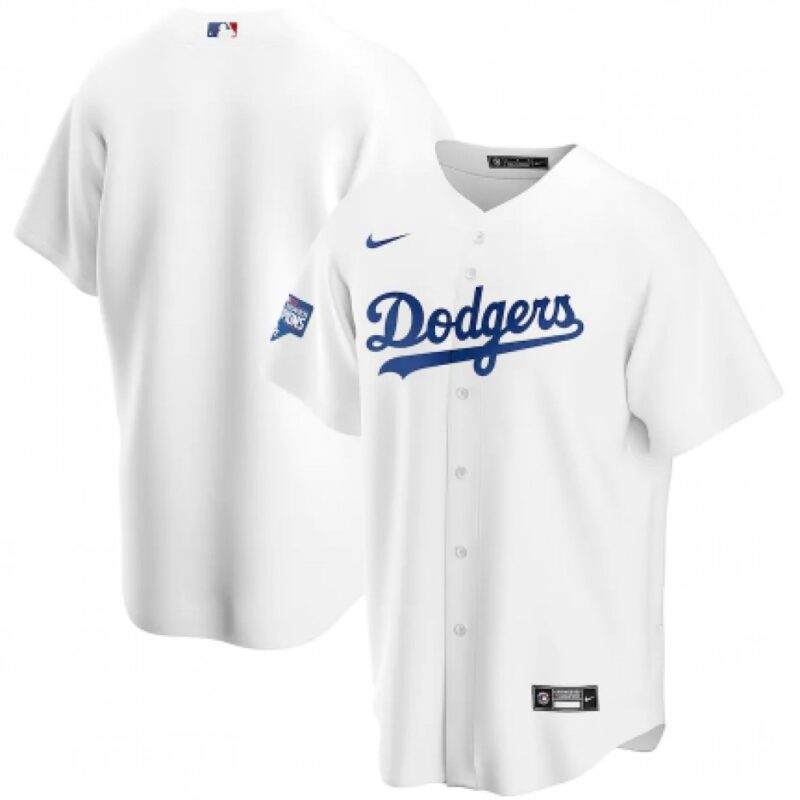 686339fe367da_1 Men's Los Angeles Dodgers Blank White 2020 World Series Champions Home Patch Cool Base Stitched Jersey