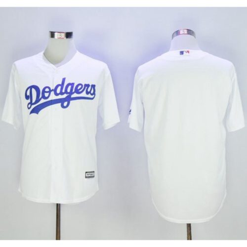 68633a3e38fd6_1 Dodgers Blank White New Cool Base Stitched MLB Jersey