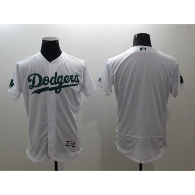 68633a43190c5_1 Dodgers Blank White Celtic Flexbase Authentic Collection Stitched MLB Jersey