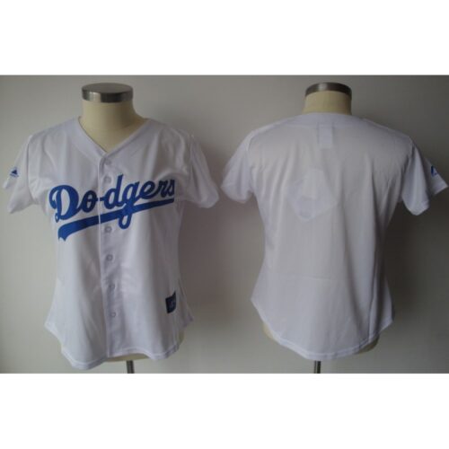 68633a4a8f929_1 Dodgers Blank White Lady Fashion Stitched MLB Jersey