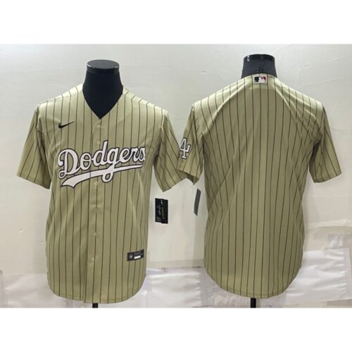 68633a86681ff_1 Men's Los Angeles Dodgers Blank Cream Cool Base Stitched Jersey