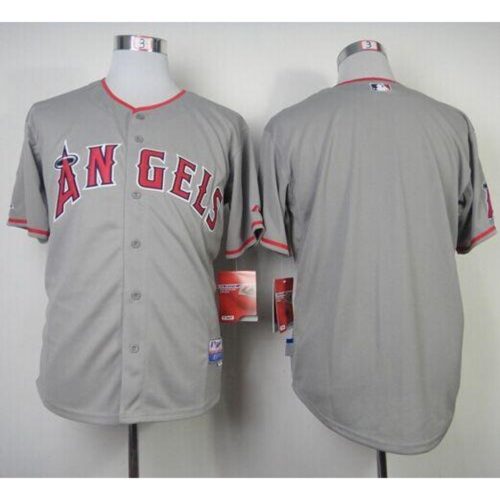 68633ab3a9cf1_1 Angels of Anaheim Blank Grey Cool Base Stitched MLB Jersey