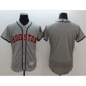 68633b08db28b_1 Astros Blank Grey Flexbase Authentic Collection Stitched MLB Jersey