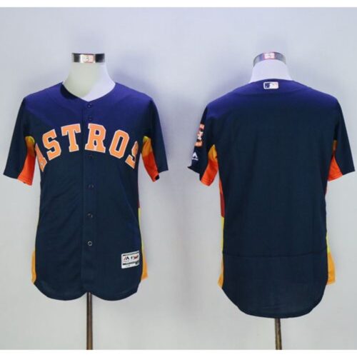 68633b0b71995_1 Astros Blank Navy Blue Flexbase Authentic Collection Stitched MLB Jersey
