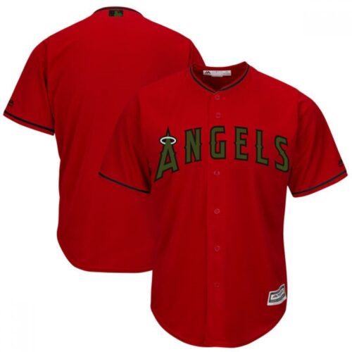 68633b52a010b_1 Men's Los Angeles Angels Blank Red 2018 Memorial Day Cool Base Stitched MLB Jersey
