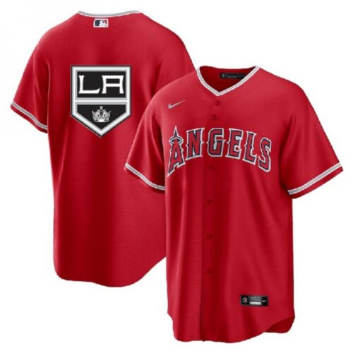 68633b59ddbc3_1 Men's Los Angeles Angels & Kings Red Cool Base Stitched Jersey