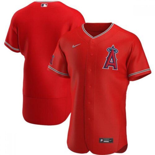 68633b695e7fc_1 Men's Los Angeles Angels Blank Red Team Logo Flex Base Stitched Jersey
