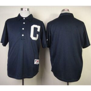 68633b82f2c41_1 indians Blank Navy Blue 1902 Turn Back The Clock Stitched MLB Jersey