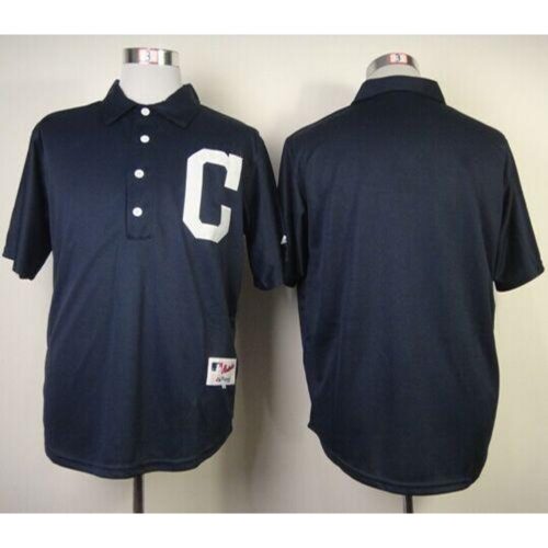 68633b82f2c41_1 indians Blank Navy Blue 1902 Turn Back The Clock Stitched MLB Jersey