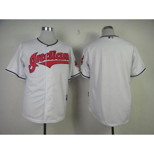 68633b8fa4c3d_1 indians Blank White Cool Base Stitched MLB Jersey