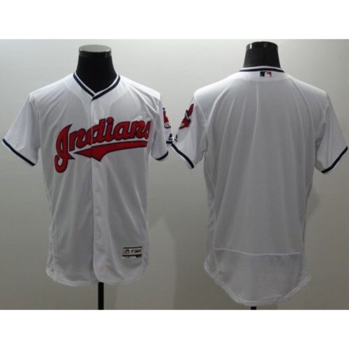 68633b948c878_1 indians Blank White Flexbase Authentic Collection Stitched MLB Jersey