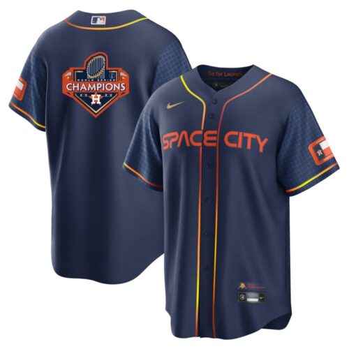 68633be106e3c_1 Men's Houston Astros Navy 2022 World Series Champions Team Big Logo City Connect Cool Base Stitched Jersey