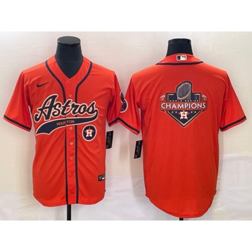 68633befde3ec_1 Men's Houston Astros Orange Team Big Logo With Patch Cool Base Stitched Baseball Jersey