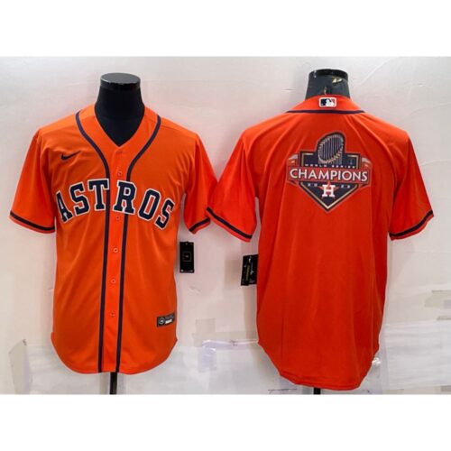 68633bffb7b59_1 Men's Houston Astros Orange 2022 World Series Champions Team Big Logo Cool Base Stitched Jersey