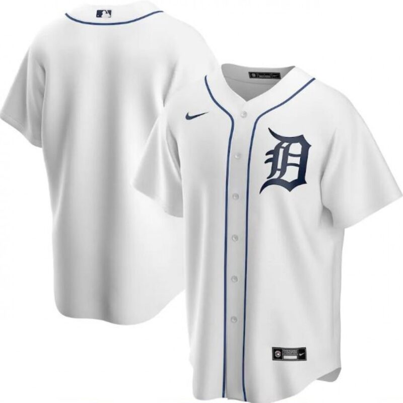 68633c3d4849f_1 Men's Detroit Tigers Blank White Cool Base Stitched Jersey