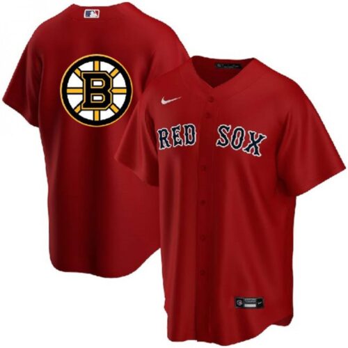 68633dad0729a_1 Men's Boston Red Sox & Bruins Red Cool Base Stitched Baseball Jersey