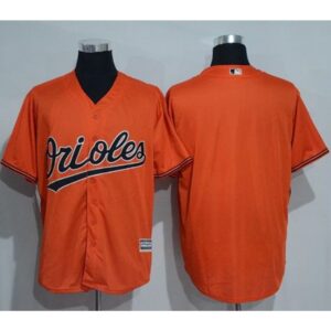 68633dfd5ade3_1 Orioles Blank Orange New Cool Base Stitched MLB Jersey