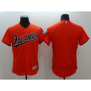 68633dfff11d5_1 Orioles Blank Orange Flexbase Authentic Collection Stitched MLB Jersey