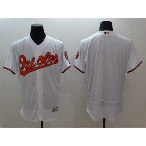 68633e09ef144_1 Orioles Blank White Flexbase Authentic Collection Stitched MLB Jersey
