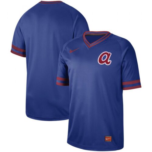 68633e32a497e_1 Men's Atlanta Braves Blank Blue Cooperstown Collection Legend Stitched MLB Jersey