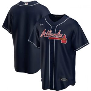 68633e4e51750_1 Men's Atlanta Braves Blank Navy Cool Base Stitched Jersey