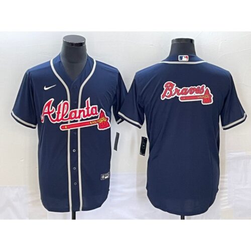 68633e53534cb_1 Men's Atlanta Braves Navy Team Big Logo Cool Base Stitched Baseball Jersey