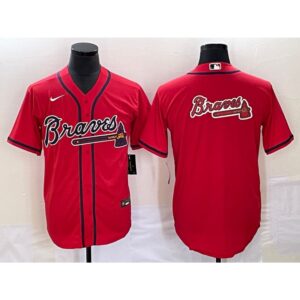 68633e656a40b_1 Men's Atlanta Braves Red Team Big Logo Cool Base Stitched Baseball Jersey