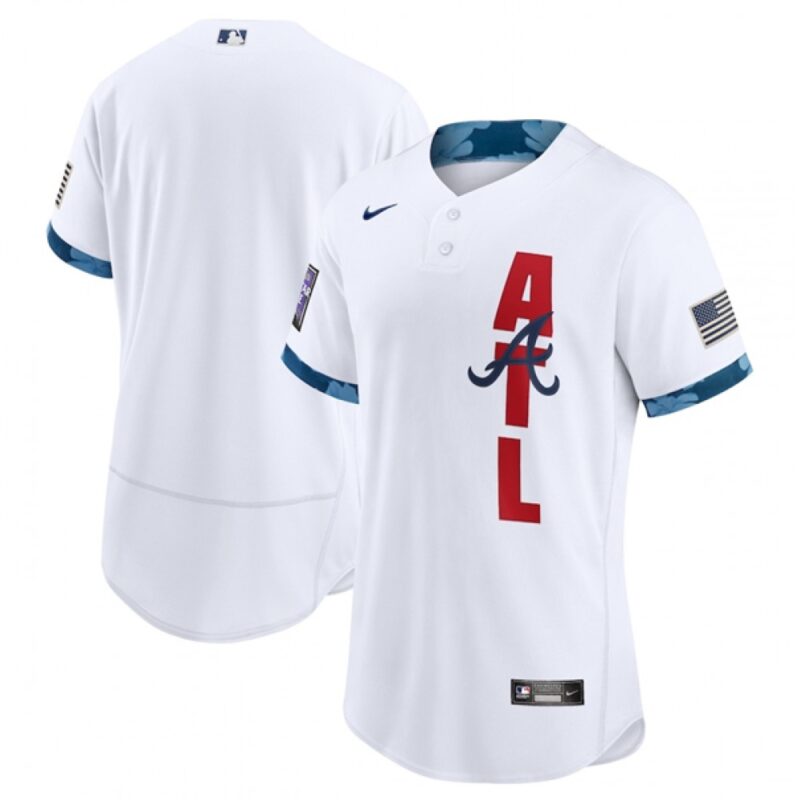 68633ea252b43_1 Men's Atlanta Braves Blank 2021 White All-Star Flex Base Stitched MLB Jersey
