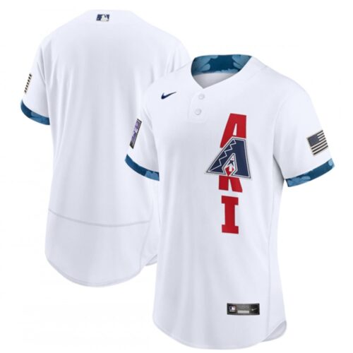 68633f345ce1d_1 Men's Arizona Diamondbacks Blank 2021 White All-Star Flex Base Stitched MLB Jersey
