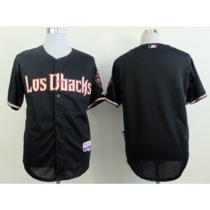 68633f3bdc536_1 Diamondbacks Blank Black Cool Base Stitched MLB Jersey