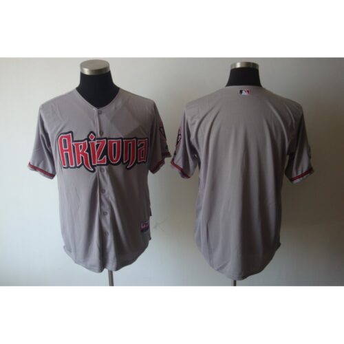 68633f484885d_1 Diamondbacks Blank Grey Cool Base Stitched MLB Jersey