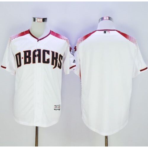 68633f546adcc_1 Diamondbacks Blank White/Brick New Cool Base Stitched MLB Jersey