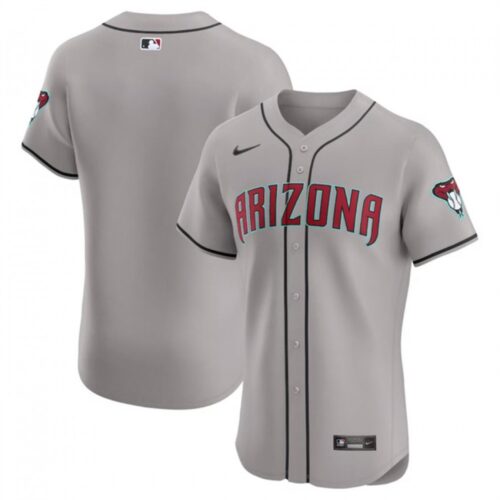68633f63c2a56_1 Men's Arizona Diamondbacks Blank Grey Flex Base Stitched Jersey