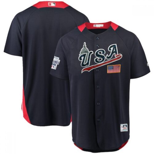 68633f70289f2_1 Men's USA Navy 2018 MLB All-Star Futures Game On-Field Team Jersey