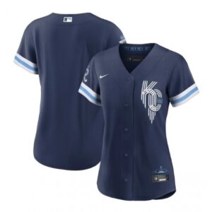 68633fd81352b_1 Women's Kansas City Royals Blank 2022 Navy City Connect Cool Base Stitched Jersey(Run Small)