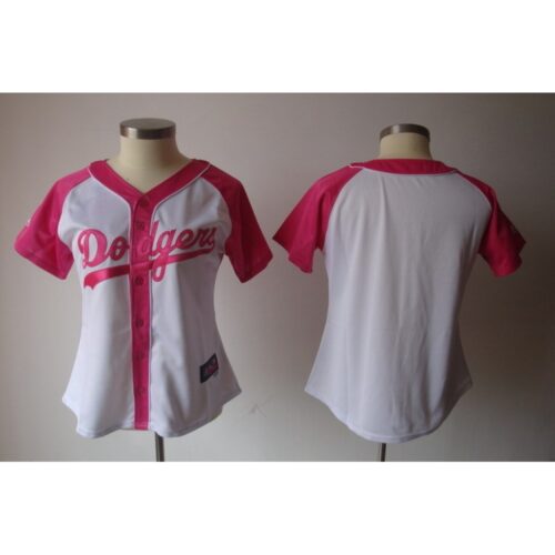 6863400914831_1 Women's Los Angeles Dodgers Blank White Splash Fashion Stitched MLB Jersey
