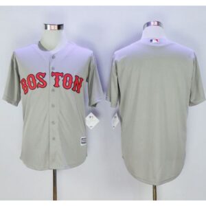 68634031d7024_1 Red Sox Blank Grey New Cool Base Stitched MLB Jersey
